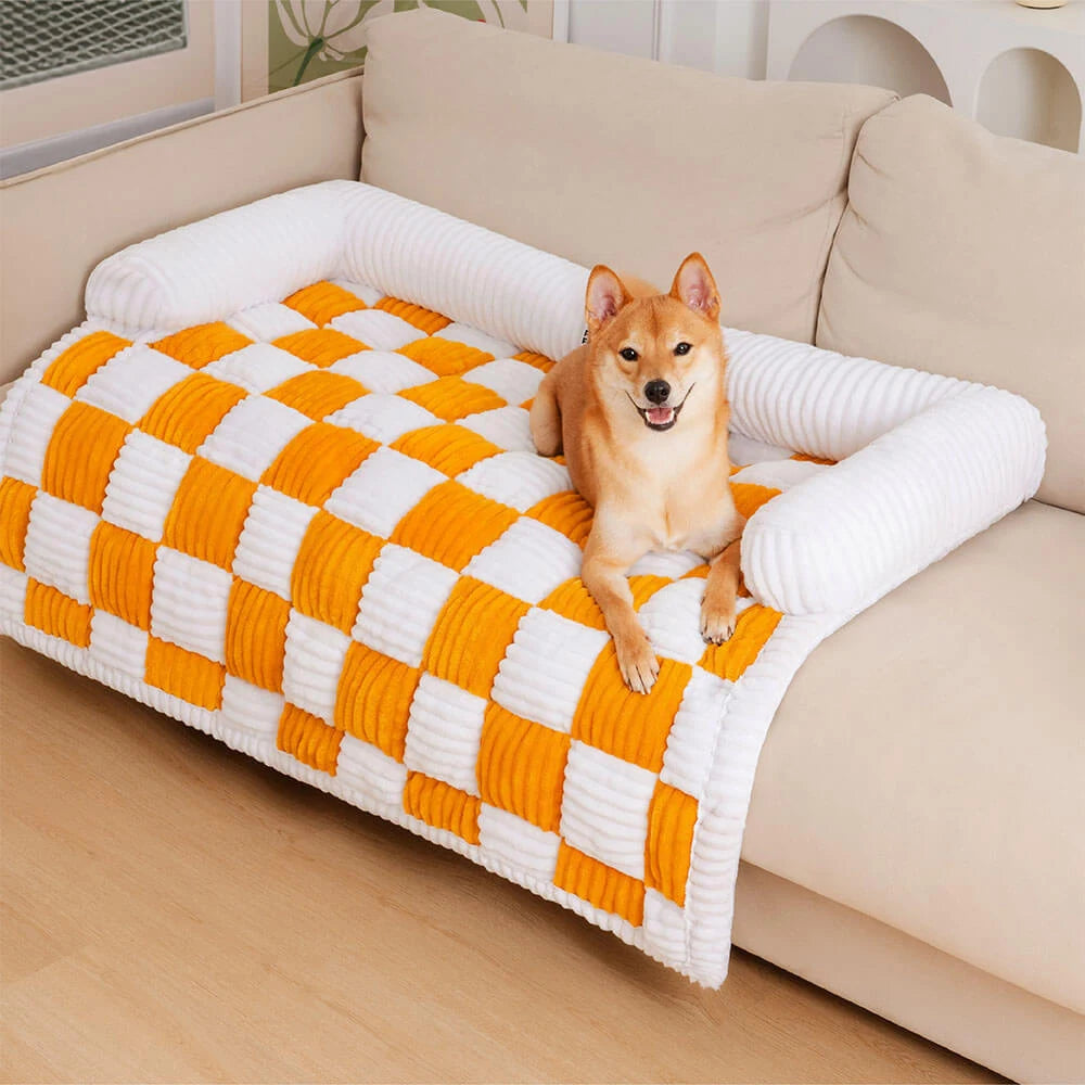 Premium Plush Pet Sofa Cover / Bed