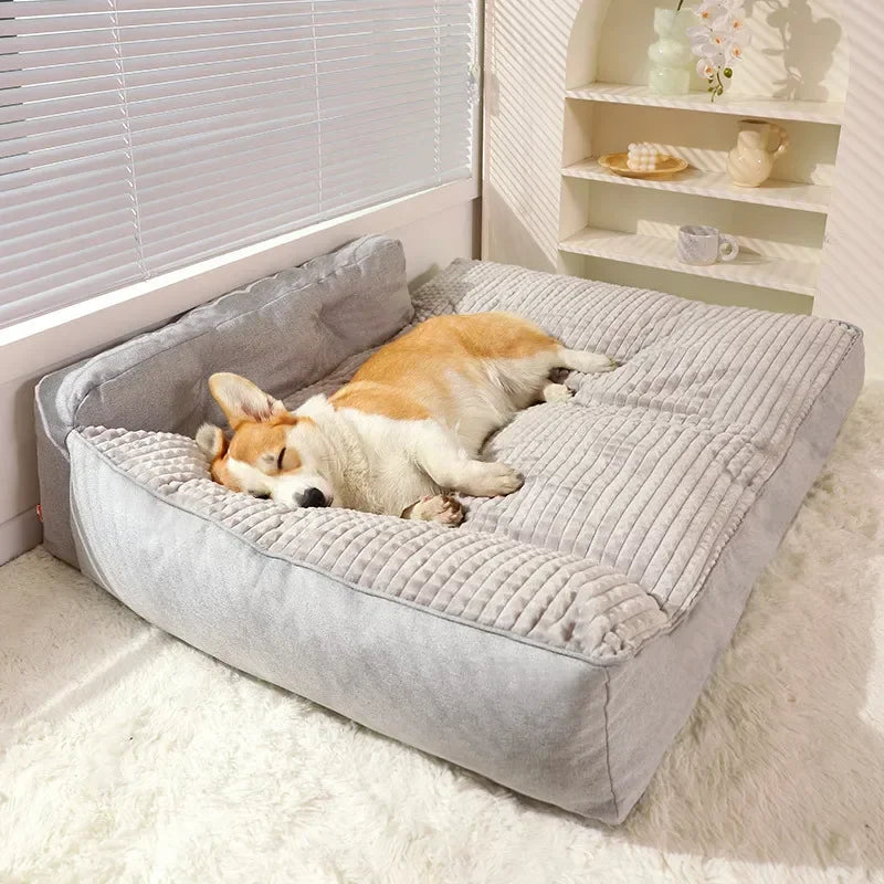 Premium L-Shaped Pet Bed 🐾