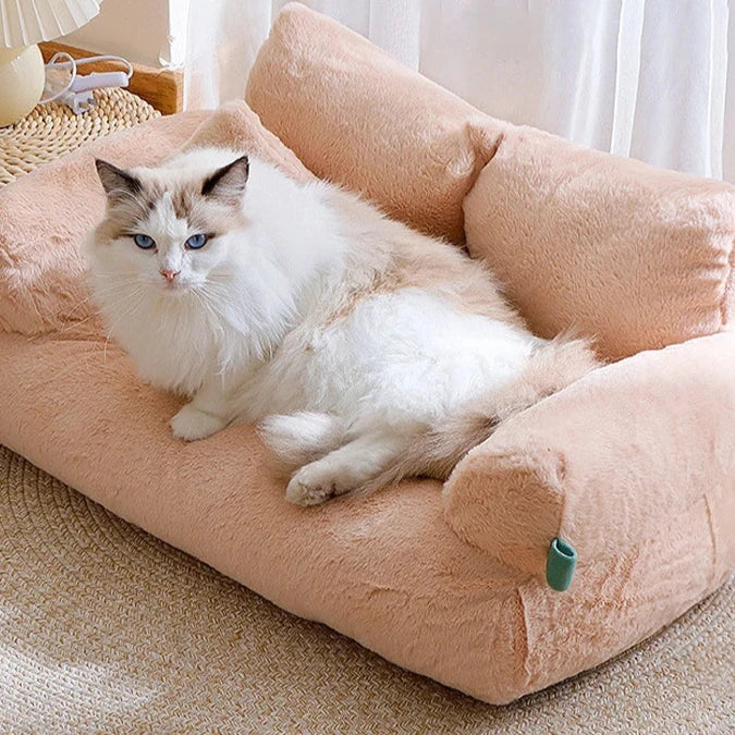 Luxury Plush Cat / Dog Sofa Bed