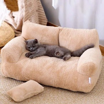 Luxury Plush Cat / Dog Sofa Bed