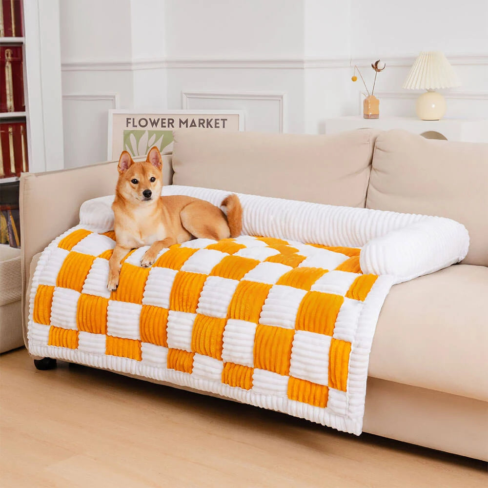 Premium Plush Pet Sofa Cover / Bed