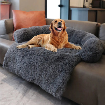 Luxury Removable Plush Pet Sofa Cover / Bed