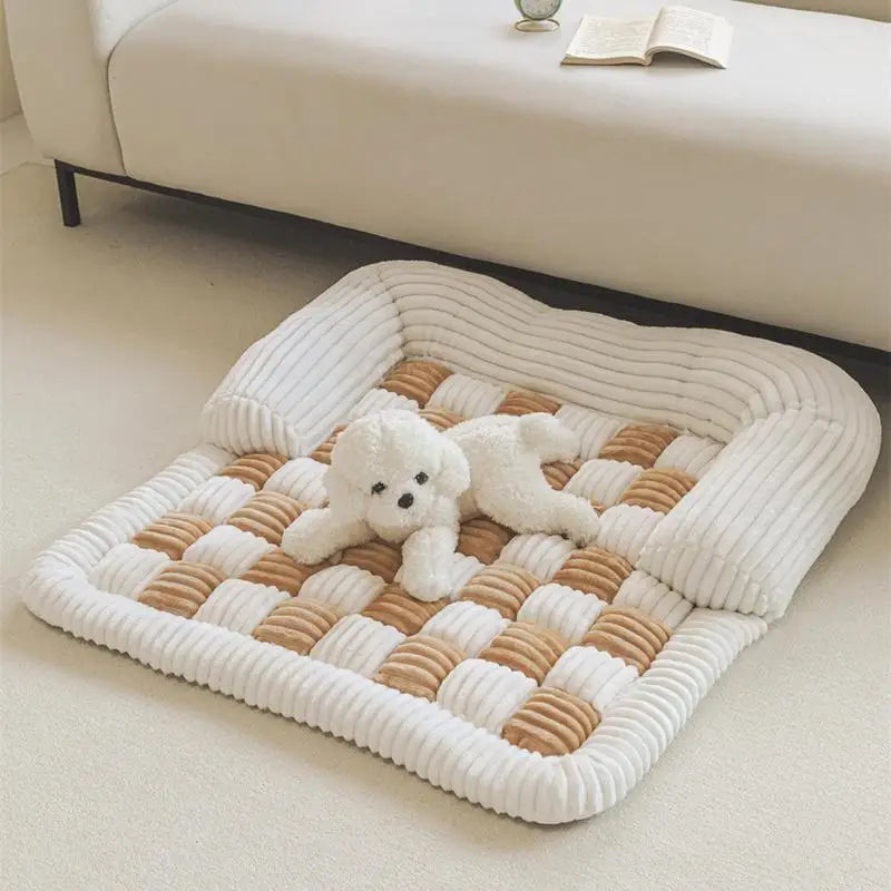 Non-Slip Plush Pet Sofa Pad / Bed